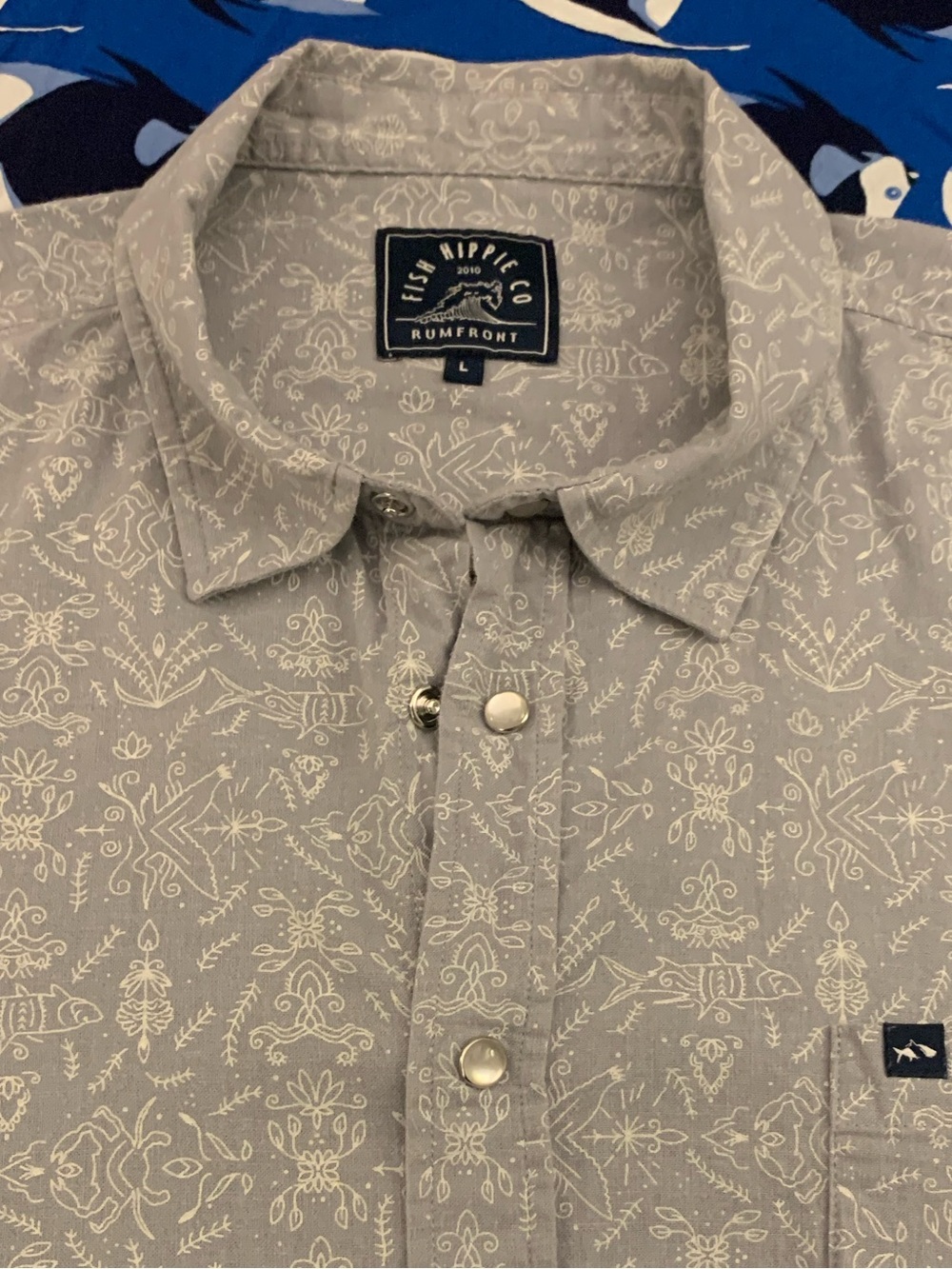FISH HIPPIE LS “Rumfront” Snap Fastening Shirt